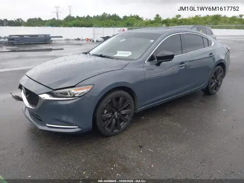 2021 Mazda Mazda6 Carbon Edition VIN JM1GL1WY6M1617752 фото 3