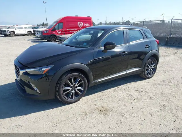 JM1DKFD73J0332053 — 2018 Mazda CX-3 Grand Touring, фото 2 с аукциона IAAI 14.10.2026, Передняя часть