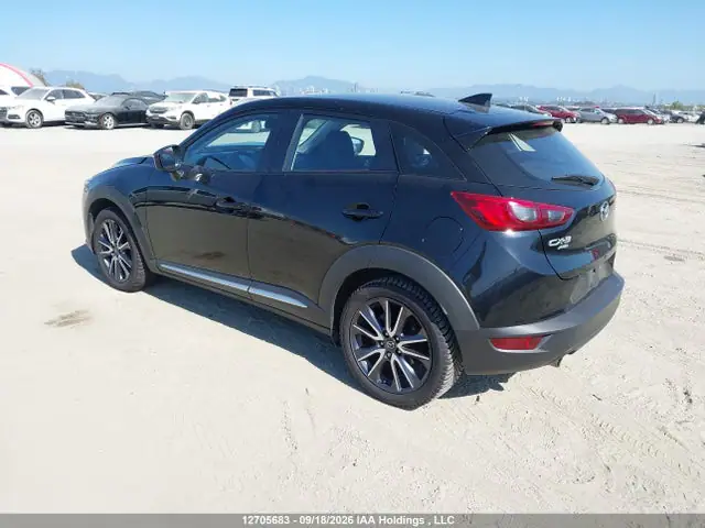 JM1DKFD73J0332053 — 2018 Mazda CX-3 Grand Touring, фото 3 с аукциона IAAI 14.10.2026, Передняя часть