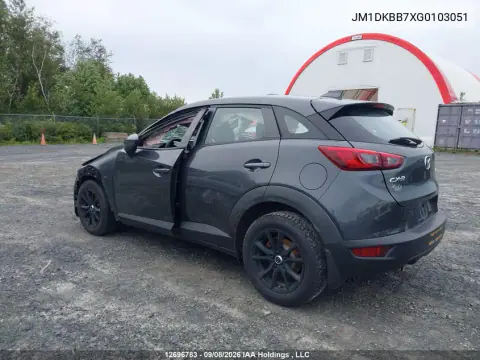 2016 Mazda Cx-3 Sport VIN JM1DKBB7XG0103051 фото 3