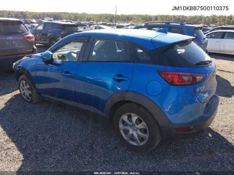 2016 Mazda Cx-3 Sport VIN JM1DKBB75G0110375 фото 4