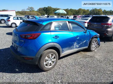 2016 Mazda Cx-3 Sport VIN JM1DKBB75G0110375 фото 5