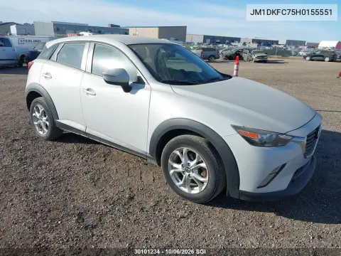 2017 Mazda Cx-3 Touring VIN JM1DKFC75H0155551 фото 2
