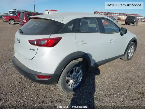 2017 Mazda Cx-3 Touring VIN JM1DKFC75H0155551 фото 5