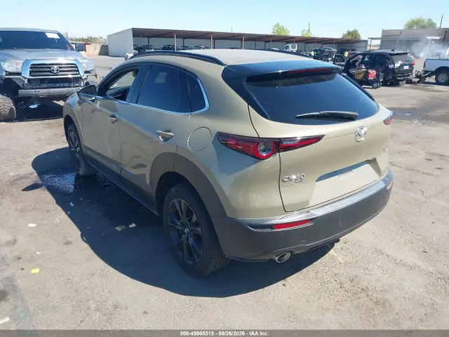 3MVDMBXY5SM830419 — 2025 Mazda CX-30 2.5 Carbon Turbo, фото 3 с аукциона IAAI 14.10.2026, Передняя часть