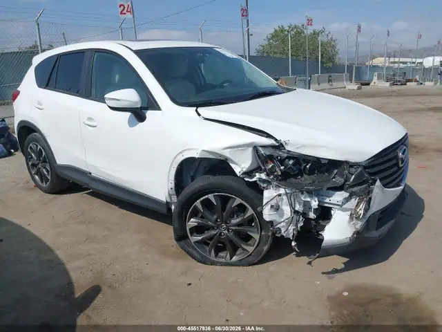 JM3KE2DY5G0763459 — 2016 Mazda CX-5 Grand Touring, Передняя часть справа (Right Front), фото до ремонта