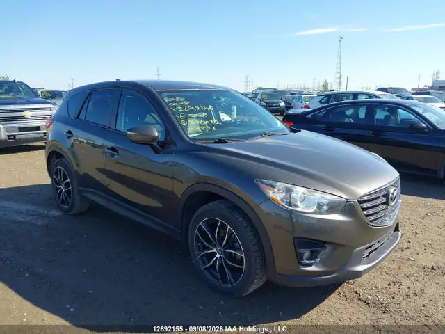 JM3KE4CY3G0836082 — 2016 Mazda CX-5 Gs, Передняя часть (Front), фото до ремонта