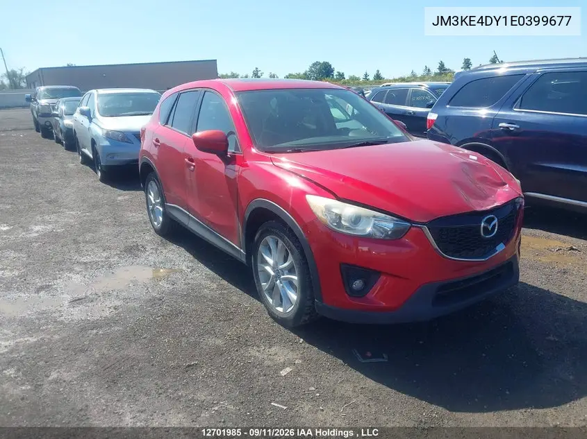 2014 Mazda Cx-5 Gt VIN JM3KE4DY1E0399677 фото 1