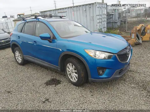 JM3KE4CY7E0353952 — 2014 Mazda CX-5, Левая сторона, фото до ремонта
