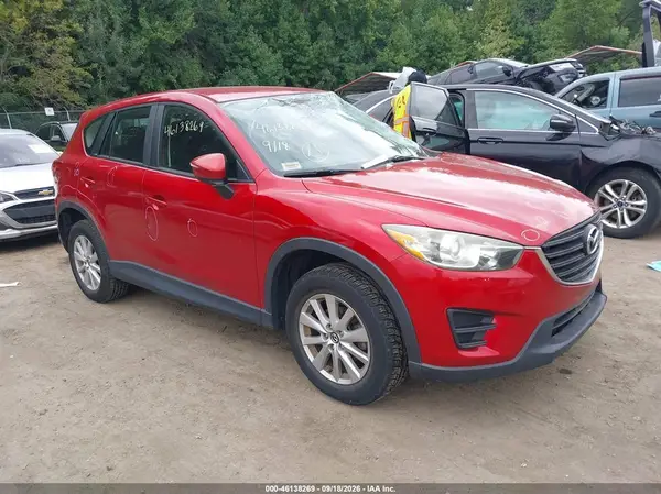 JM3KE4BY7G0676757 — 2016 Mazda CX-5, Передняя часть слева (Left Front), фото до ремонта