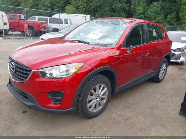 JM3KE4BY7G0676757 — 2016 Mazda CX-5, фото 2 с аукциона IAAI 10.10.2026, Передняя часть слева