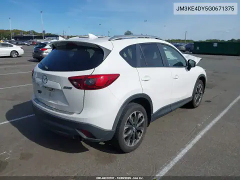 2016 Mazda Cx-5 Grand Touring VIN JM3KE4DY5G0671375 фото 4