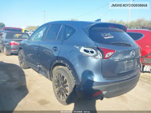 JM3KE4DY2G0808868 — 2016 Mazda CX-5, фото 4 с аукциона IAAI, Передняя часть слева