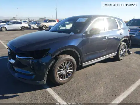JM3KFACL8H0193228 — 2017 Mazda CX-5, фото 2 с аукциона IAAI, Задняя часть