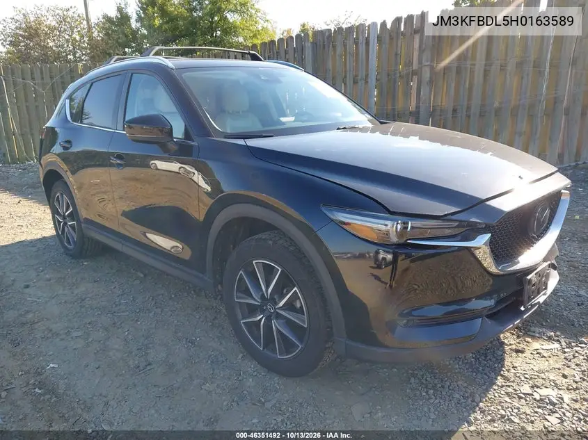 JM3KFBDL5H0163589 — 2017 Mazda CX-5, фото 2 с аукциона IAAI, Задняя часть
