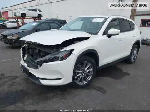 JM3KFADM8K1518906 — 2019 Mazda CX-5, фото 3 с аукциона IAAI, Передняя часть