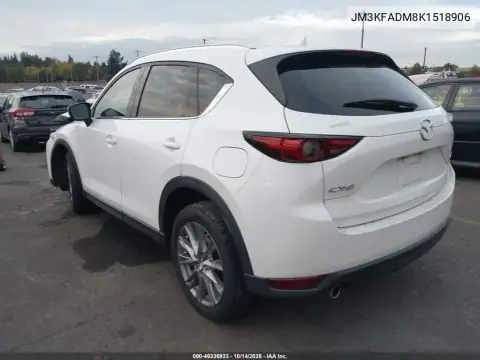 JM3KFADM8K1518906 — 2019 Mazda CX-5, фото 4 с аукциона IAAI, Передняя часть
