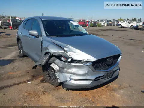 JM3KFBCM9M0343484 — 2021 Mazda CX-5, Задняя часть, фото до ремонта