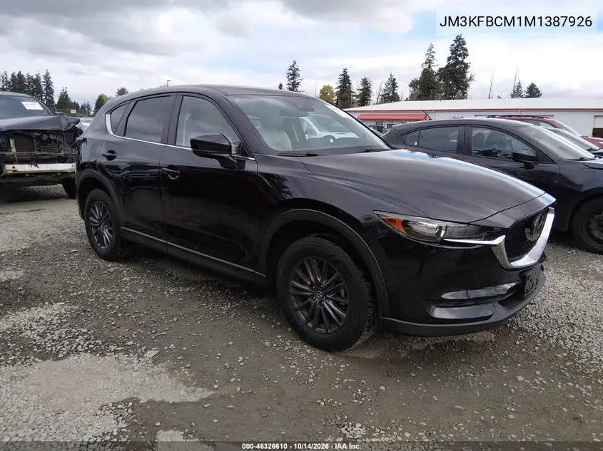 JM3KFBCM1M1387926 — 2021 Mazda CX-5, фото 2 с аукциона IAAI, Задняя часть справа