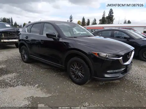 JM3KFBCM1M1387926 — 2021 Mazda CX-5, фото 2 с аукциона IAAI, Задняя часть справа
