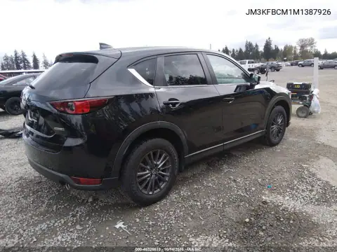 JM3KFBCM1M1387926 — 2021 Mazda CX-5, фото 5 с аукциона IAAI, Задняя часть справа