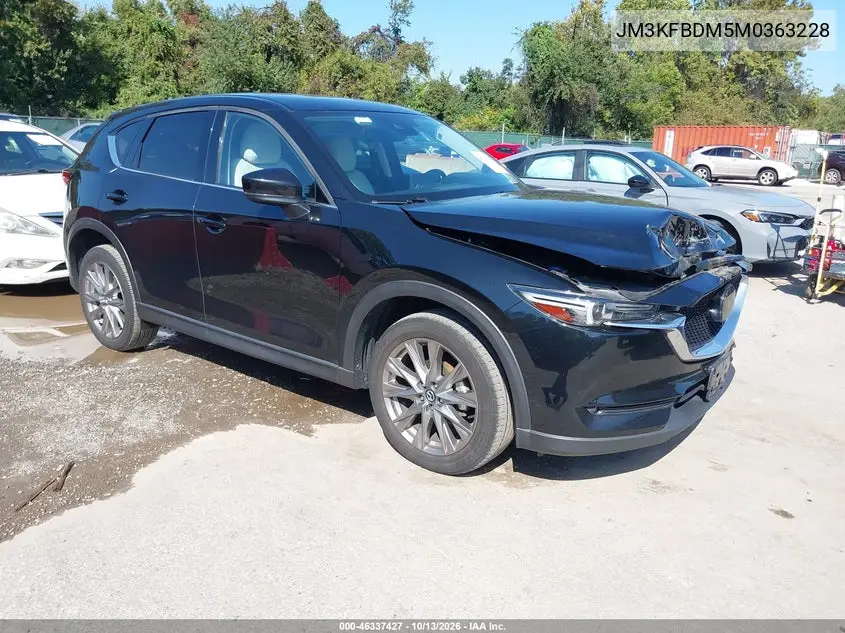 2021 Mazda Cx-5 Grand Touring VIN JM3KFBDM5M0363228 фото 1