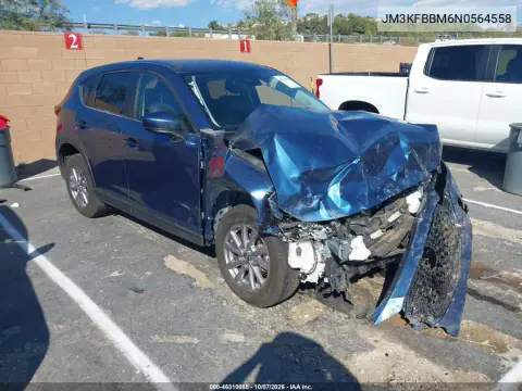 2022 Mazda Cx-5 2.5 S Select VIN JM3KFBBM6N0564558 фото 1