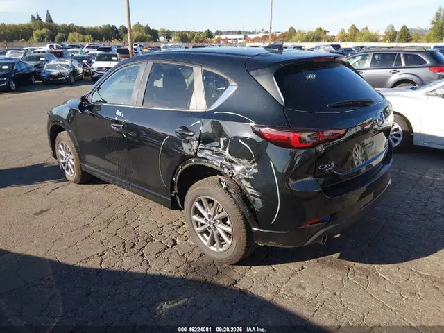 JM3KFBBL0S0810054 — 2025 Mazda CX-5, фото 3 с аукциона IAAI 30.09.2026, Задняя часть слева