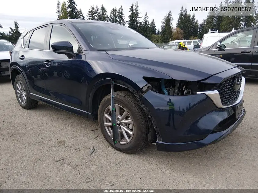 JM3KFBCL6S0700687 — 2025 Mazda CX-5, фото 2 с аукциона IAAI 14.10.2026, Передняя часть