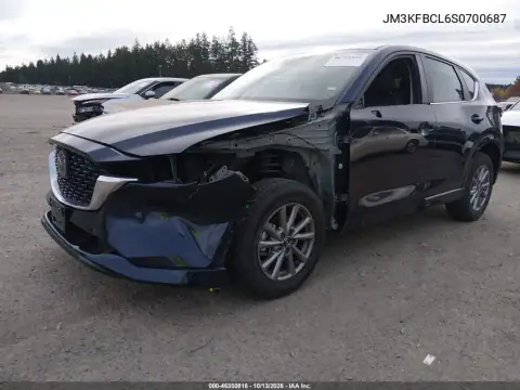 JM3KFBCL6S0700687 — 2025 Mazda CX-5, фото 3 с аукциона IAAI 14.10.2026, Передняя часть