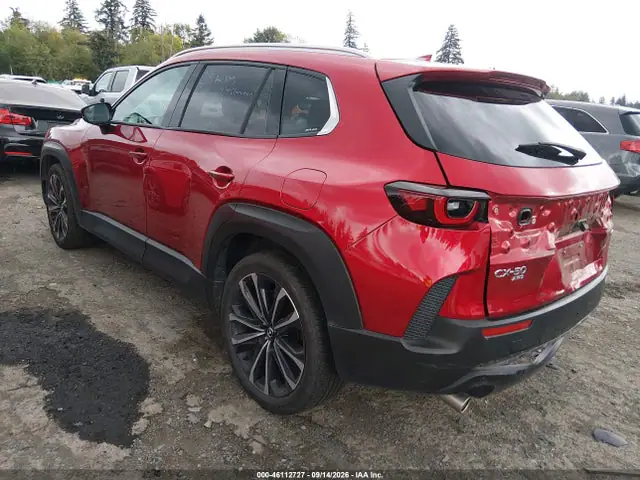7MMVABEM2SN374559 — 2025 Mazda CX-50 2.5 S Premium Plus Package, фото 3 с аукциона IAAI 30.09.2026, Задняя часть