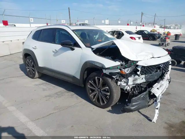 7MMVABEYXSN372321 Mazda CX-50 2.5 Turbo Premium Plus Package 2025 — повреждение Передняя часть, фото до ремонта