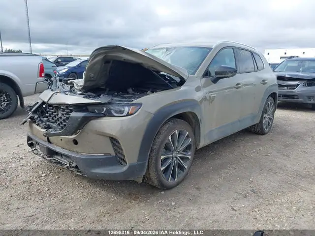 7MMVABDY6SN364864 — 2025 Mazda CX-50 GT/Meridian, фото 2 с аукциона IAAI 14.10.2026, Передняя часть