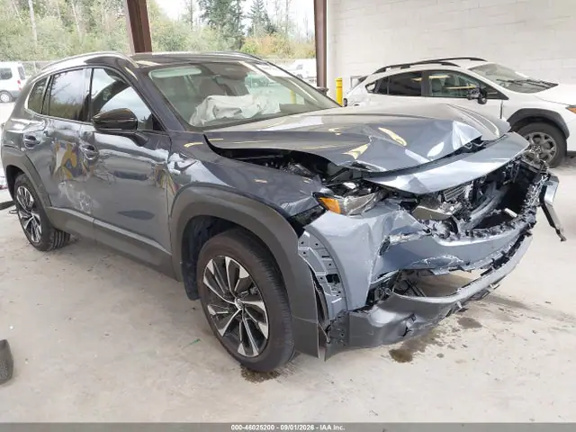 7MMVAAEW6SN119201 — 2025 Mazda CX-50 Hybrid Premium Plus Package, Передняя часть (Front End), фото до ремонта