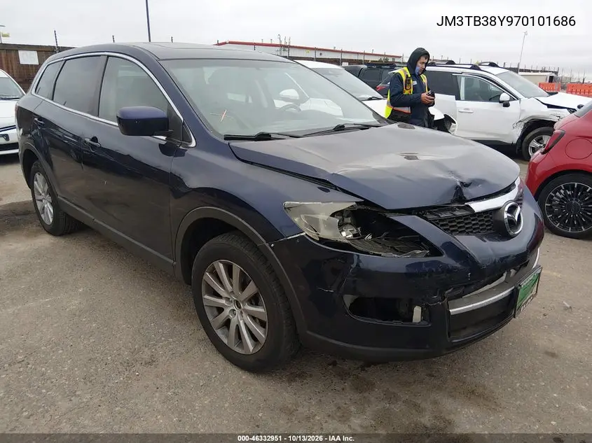 JM3TB38Y970101686 — 2007 Mazda CX-9, фото 2 с аукциона IAAI, Передняя часть