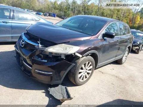 JM3TB38AX80141408 — 2008 Mazda CX-9, фото 3 с аукциона IAAI, Передняя часть