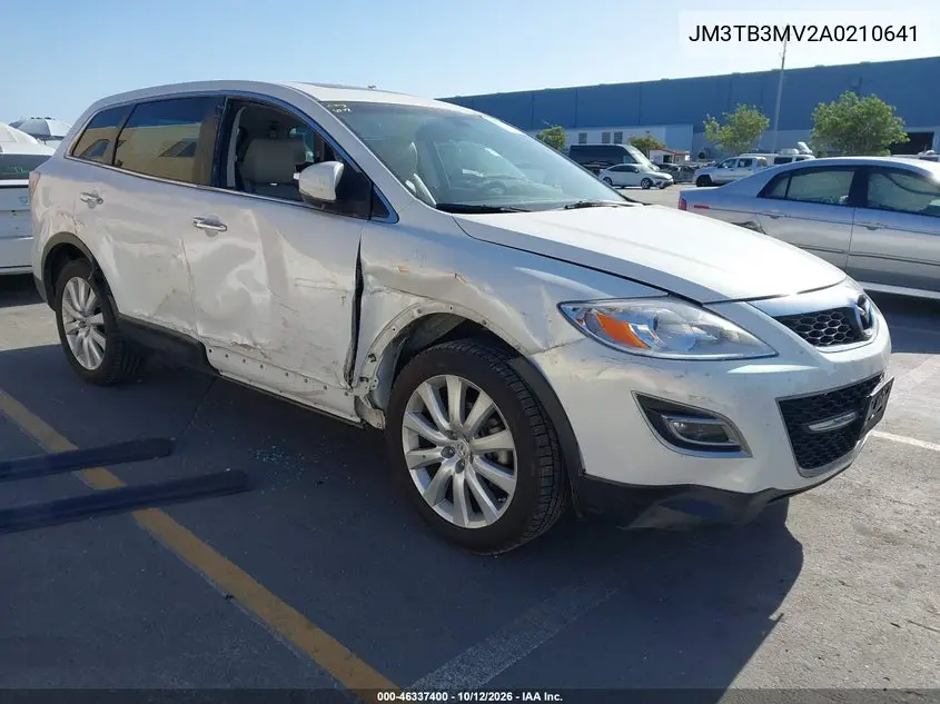 2010 Mazda Cx-9 Grand Touring VIN JM3TB3MV2A0210641 фото 2
