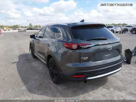 JM3TCBEY7K0303138 — 2019 Mazda CX-9, фото 4 с аукциона IAAI, Передняя часть