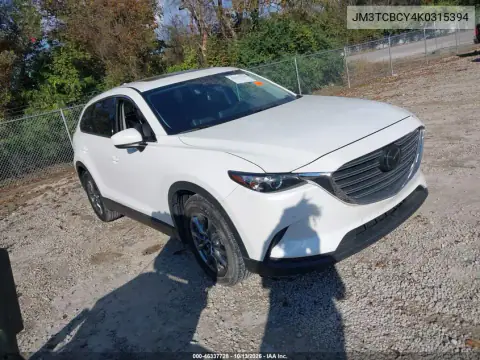 JM3TCBCY4K0315394 — 2019 Mazda CX-9, Левая сторона, фото до ремонта