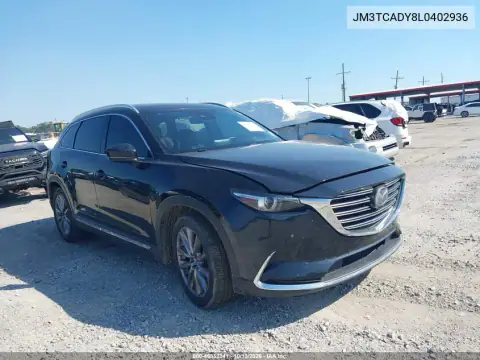 JM3TCADY8L0402936 — 2020 Mazda CX-9, Сзади, фото до ремонта