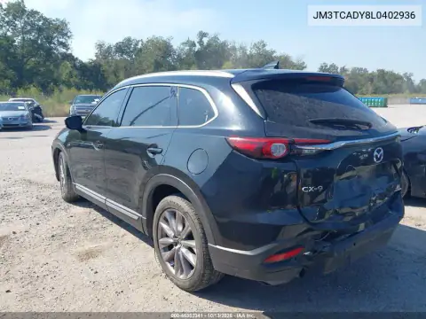 JM3TCADY8L0402936 — 2020 Mazda CX-9, фото 4 с аукциона IAAI, Задняя часть