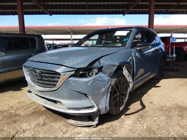 JM3TCBDY8M0510139 — 2021 Mazda CX-9, фото 2 с аукциона IAAI, Передняя часть слева
