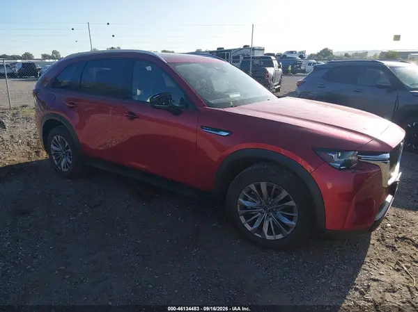 JM3KKBHA3R1116335 — 2024 Mazda CX-90, Град (Hail), фото до ремонта