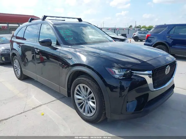 JM3KKCHD8R1104648 — 2024 Mazda CX-90, Град (Hail), фото до ремонта