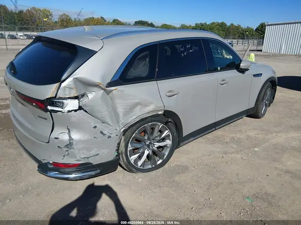 JM3KKEHD8S1224306 — 2025 Mazda CX-90, фото 4 с аукциона IAAI 07.10.2026, Задняя часть справа
