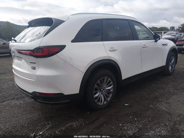 JM3KKAHD4T1361429 — 2026 Mazda CX-90, фото 4 с аукциона IAAI, Повреждение двигателя