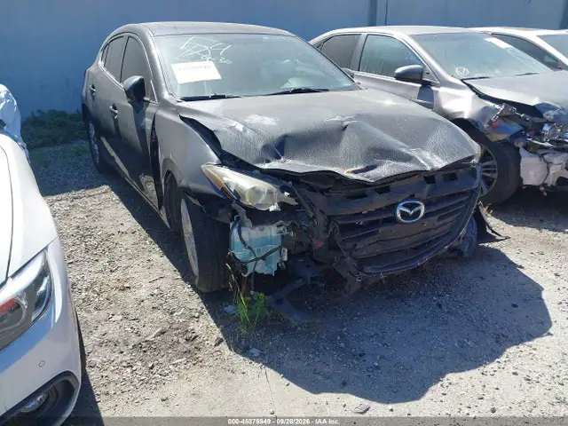 JM1BM1M7XE1201898 — 2014 Mazda MAZDA3 I Grand Touring, Передняя часть (Front End), фото до ремонта