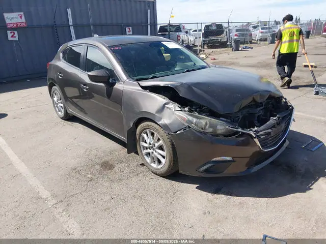 JM1BM1M71E1208609 Mazda MAZDA3 I Grand Touring 2014 — повреждение Передняя часть, фото до ремонта