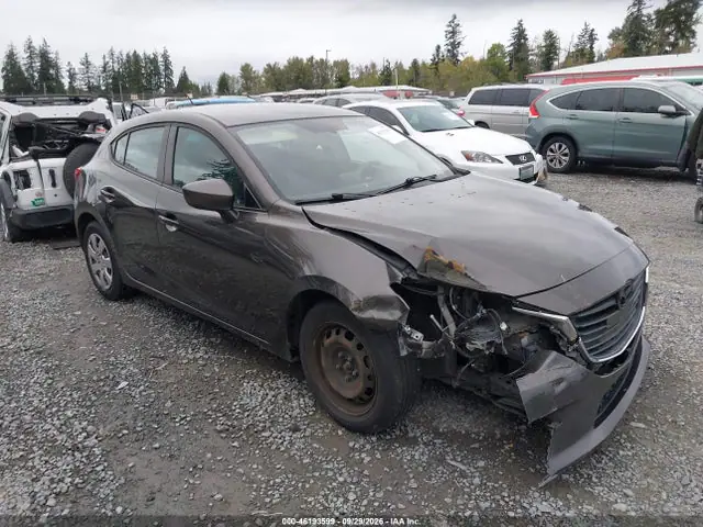 3MZBM1K77FM161364 Mazda MAZDA3 I Sport 2015 — повреждение Передняя часть, фото до ремонта