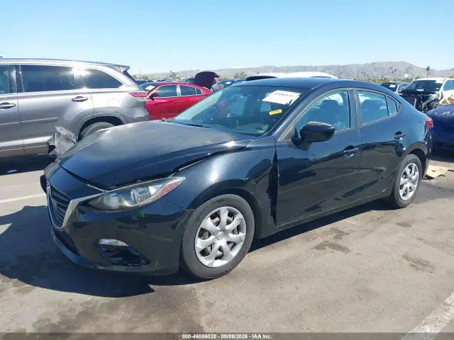 JM1BM1T72G1344543 — 2016 Mazda MAZDA3 I Sport, фото 2 с аукциона IAAI 29.09.2026, Передняя часть справа